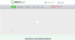 Desktop Screenshot of debarras-minute.com
